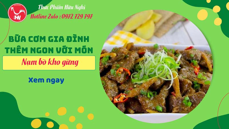 Thưởng thức đặc sản nạm bò kho gừng thơm ngon và tinh tế