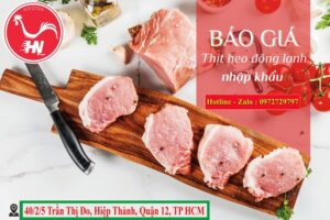 báo giá thịt heo nhập khẩu