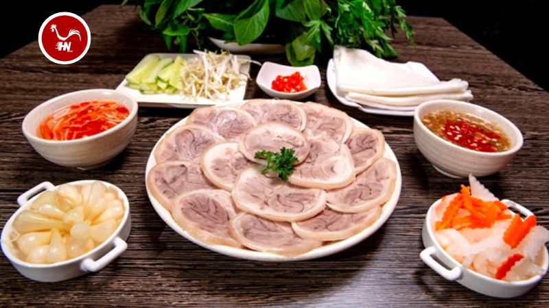 Thịt bắp giò heo ngâm mắm