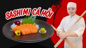 Chế Biến Cá Hồi Sashimi 00579