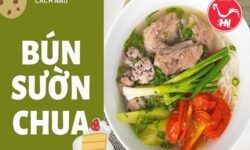 Món Bún sườn chua cực Ngon n-suon-chua