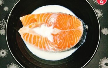 Chế Biến Cá Hồi Nấu Sữaá6asd