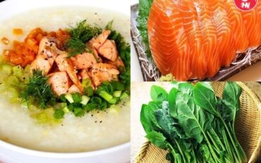 Hướng Dẫn Chế Biến Cháo Cá Hồi Nấu Rau Dinh Dưỡng Cho Bé 2as6as