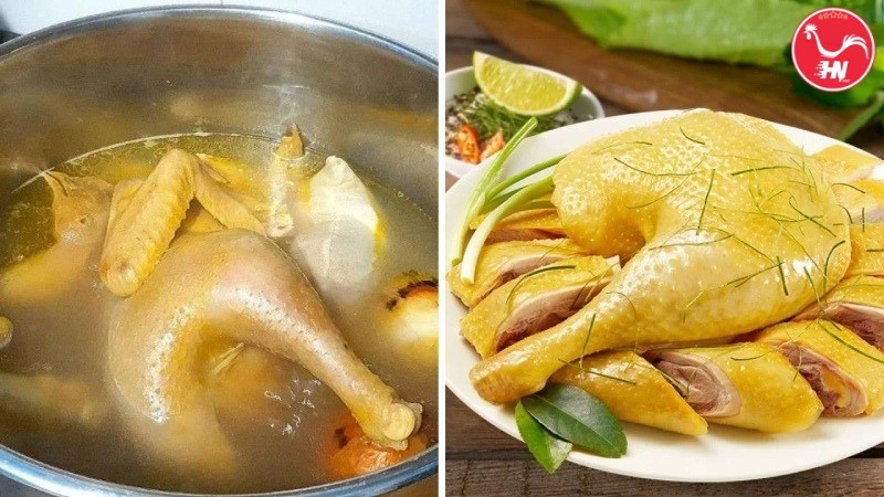Chế biến Gà luộc nước dừa 1a6sas