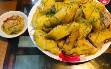 Chế biến Gà luộc nước dừa 51asas
