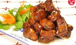 Sườn heo non xào chua ngọt 2as6