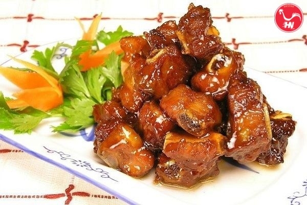 Sườn heo non xào chua ngọt 2as6