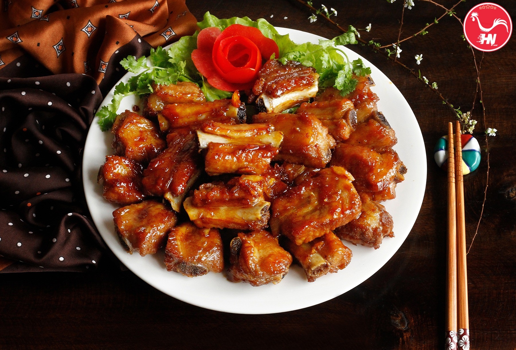 Sườn heo non xào chua ngọt062 á
