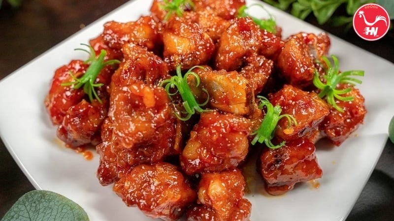 Sườn heo non xào chua ngọt2as