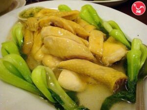 Gà Hấp Cải Thìa 2a6s
