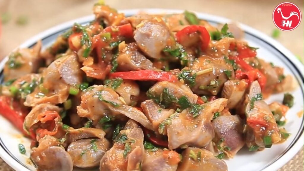 Mề gà xào cà chua 26262