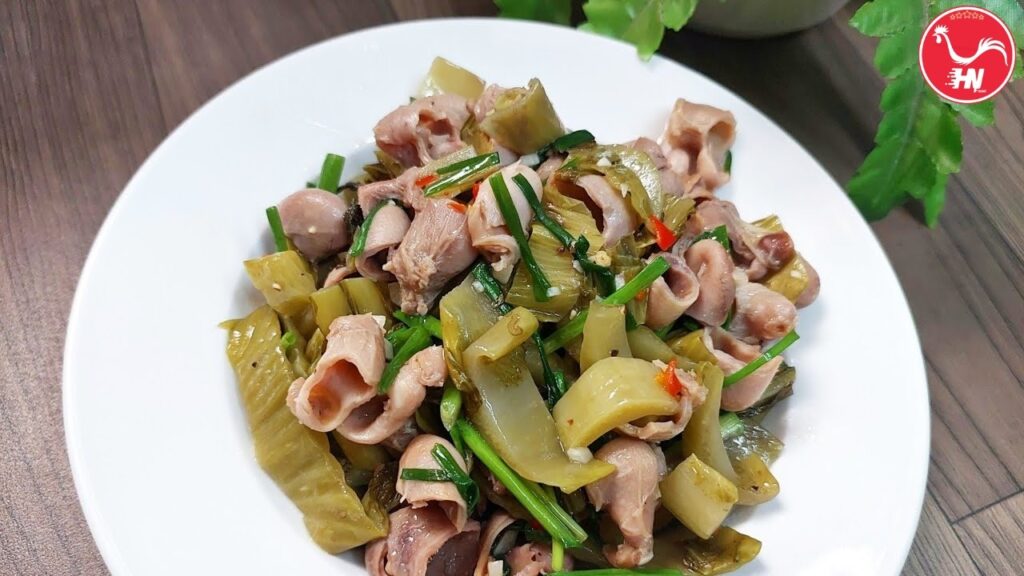 Bao tử cá ngừ xào dưa cải2 6