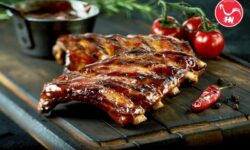 Sườn bò áp chảo 1