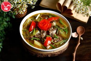 Canh Dưa Cải Nấu Dẻ Sườn Bò 6a46á