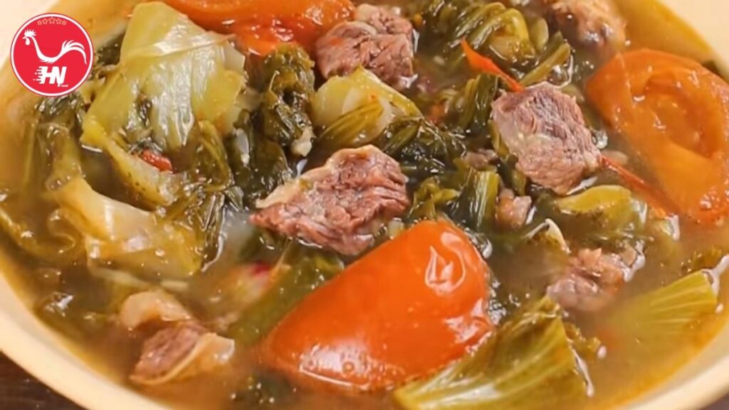 Canh Dưa Cải Nấu Dẻ Sườn Bò6 6á