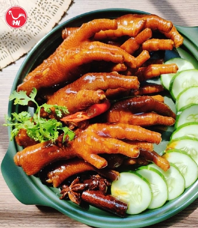 Chân gà om xì dầu6 2s6