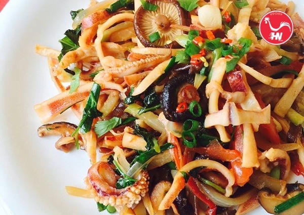 Mực xào rối 45363