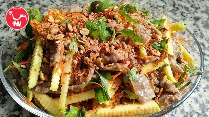 Gỏi bắp bò trộn xoài 6a26sa