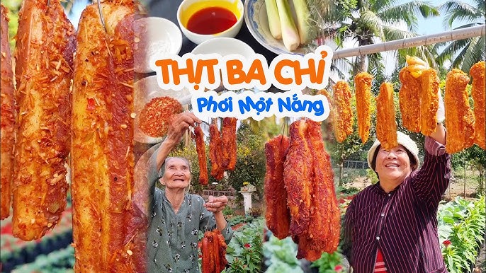 Thịt ba chỉ phơi 1 nắng ư643634737