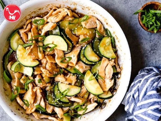 Vụn gà file Xào Bí Ngòi -9