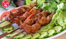 Mề gà nướng sa tế mật ong g-sate