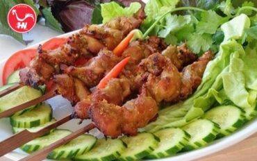 Mề gà nướng sa tế mật ong g-sate