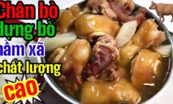 cách nấu Chân bò hầm sả 720