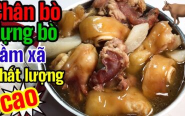 cách nấu Chân bò hầm sả 720