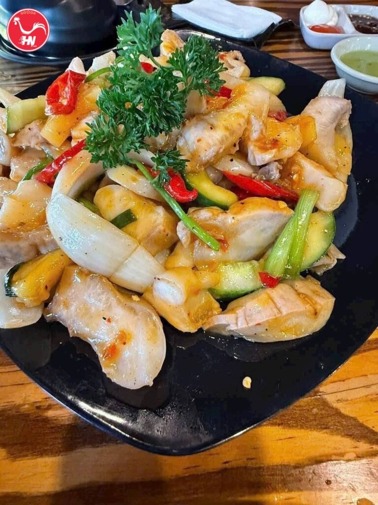chế biến món gân cá ngừ xào chua ngọt ao-chua-ngot 2